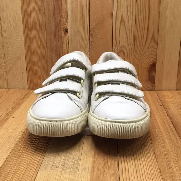 Tory Burch Sport Shoes Women Sz 8 Leather White Straps Sneaker Athletic 0565 - Picture 3 of 13